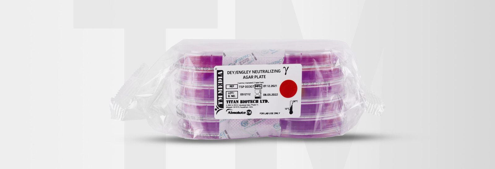 Dey-Engley Neutralizing Agar Plate - TSP 003GT