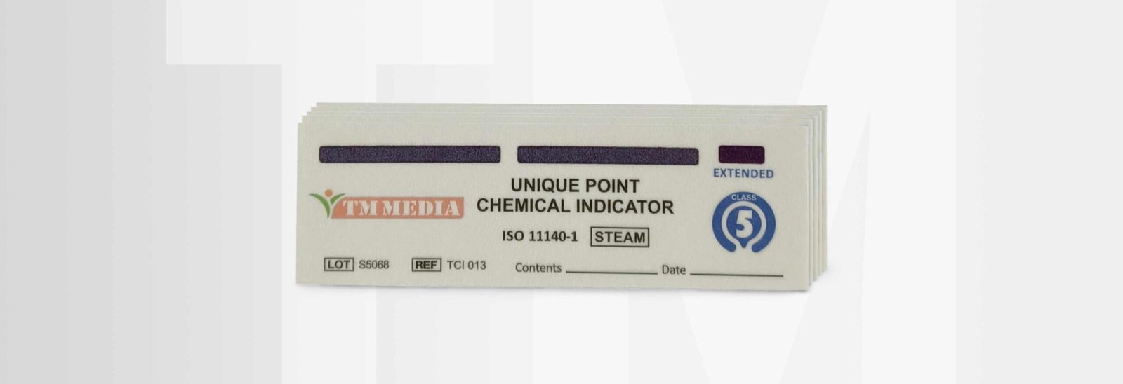 Unique Point Chemical Indicator For Steam Sterilization (Class 5)