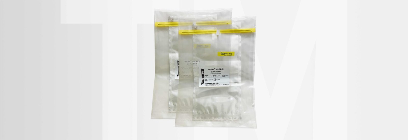 TMFlex Write-On Sampling Bag Size: 7.5 x 12.5 cm, 58 ml capacity