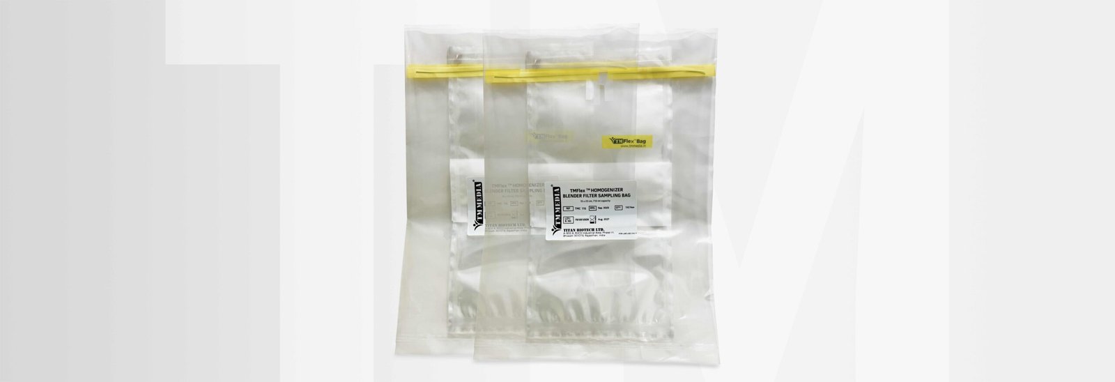 TMFlex Homogenizer Blender Filter Sampling Bag Size: 15 x 23 cm, 710 ml capacity