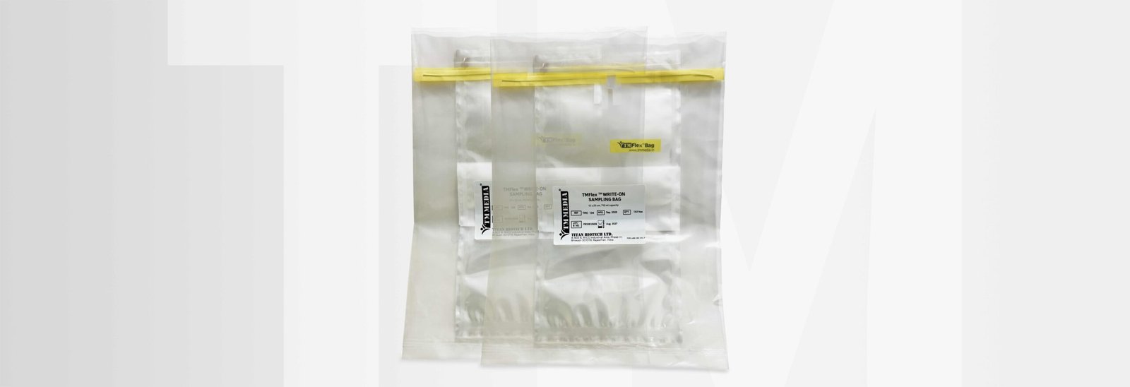 TMFlex Write-On Sampling Bag Size: 9.5 x 18 cm, 207 ml capacity