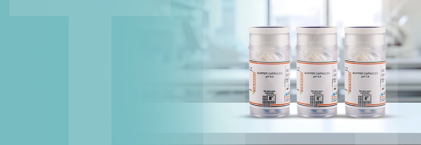 pH Indicator Paper Strips & pH Buffer Capsules